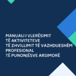 Manuali i vlerësimit të aktiviteteve të zhvillimit të vazhdueshëm profesional të punonjësve arsimorë